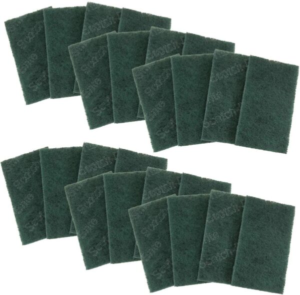 Scotch-Brite (24 Pack) 3M Heavy Duty Scour Pads For Tough Cleaning Home Kitchen Dining Bathroom